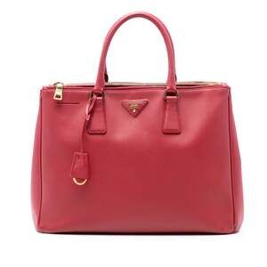 Prada Double Zip Lux Tote Saffiano #256433P10B